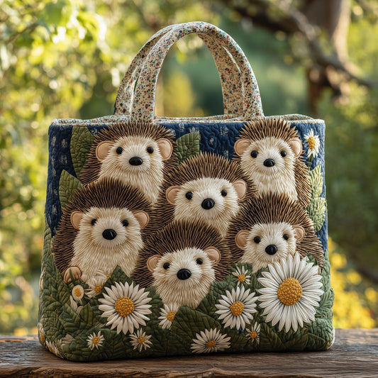 Hedgehog Heaven Quilted Tote Bag GFTOHD9523