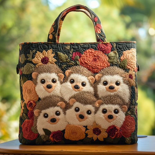 Hedgehog Heaven Quilted Tote Bag GFTOHD9527