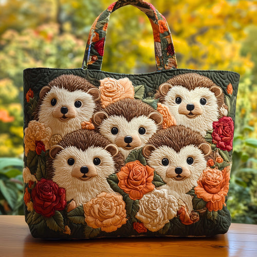 Hedgehog Heaven Quilted Tote Bag GFTOHD9528