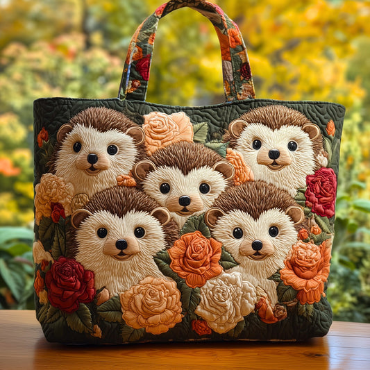 Hedgehog Heaven Quilted Tote Bag GFTOHD9528