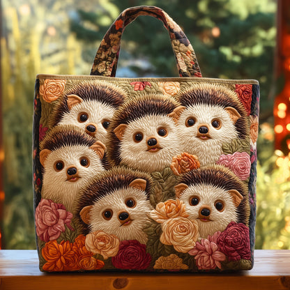 Hedgehog Heaven Quilted Tote Bag GFTOHD9529