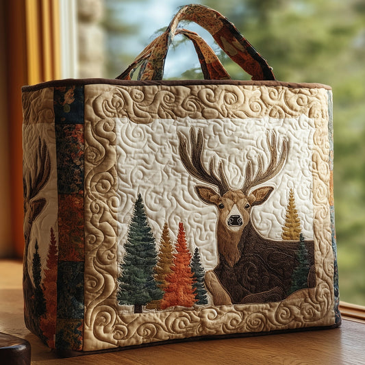 Deer Serenity Quilted Tote Bag GFTOHD9540