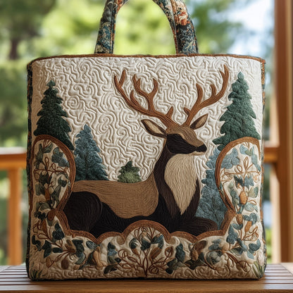 Deer Serenity Quilted Tote Bag GFTOHD9541