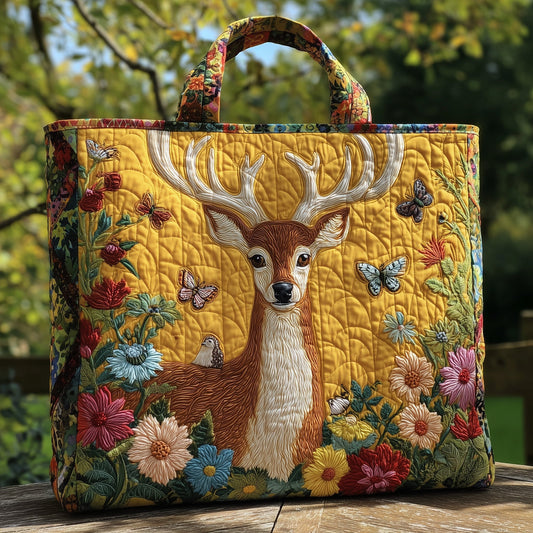 Deer Serenity Quilted Tote Bag GFTOHD9546