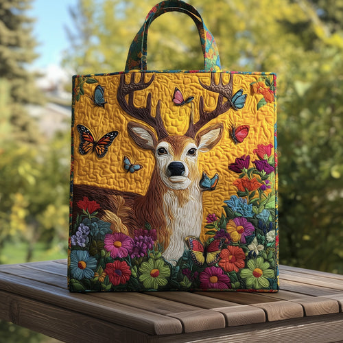 Deer Serenity Quilted Tote Bag GFTOHD9547