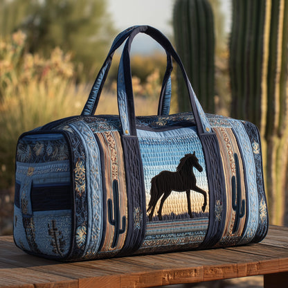Galloping Western Steed Quilted Duffle Bag GFTOHD9550