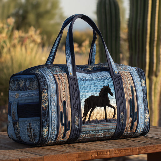 Galloping Western Steed Quilted Duffle Bag GFTOHD9550