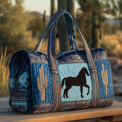 Running Horse Tapestry Quilted Duffle Bag GFTOHD9551