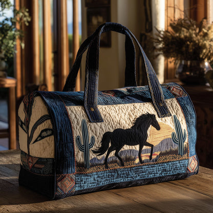 Majestic Desert Horse Quilted Duffle Bag GFTOHD9558