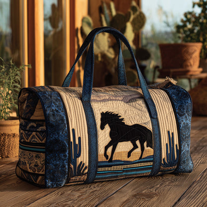 Majestic Desert Horse Quilted Duffle Bag GFTOHD9559
