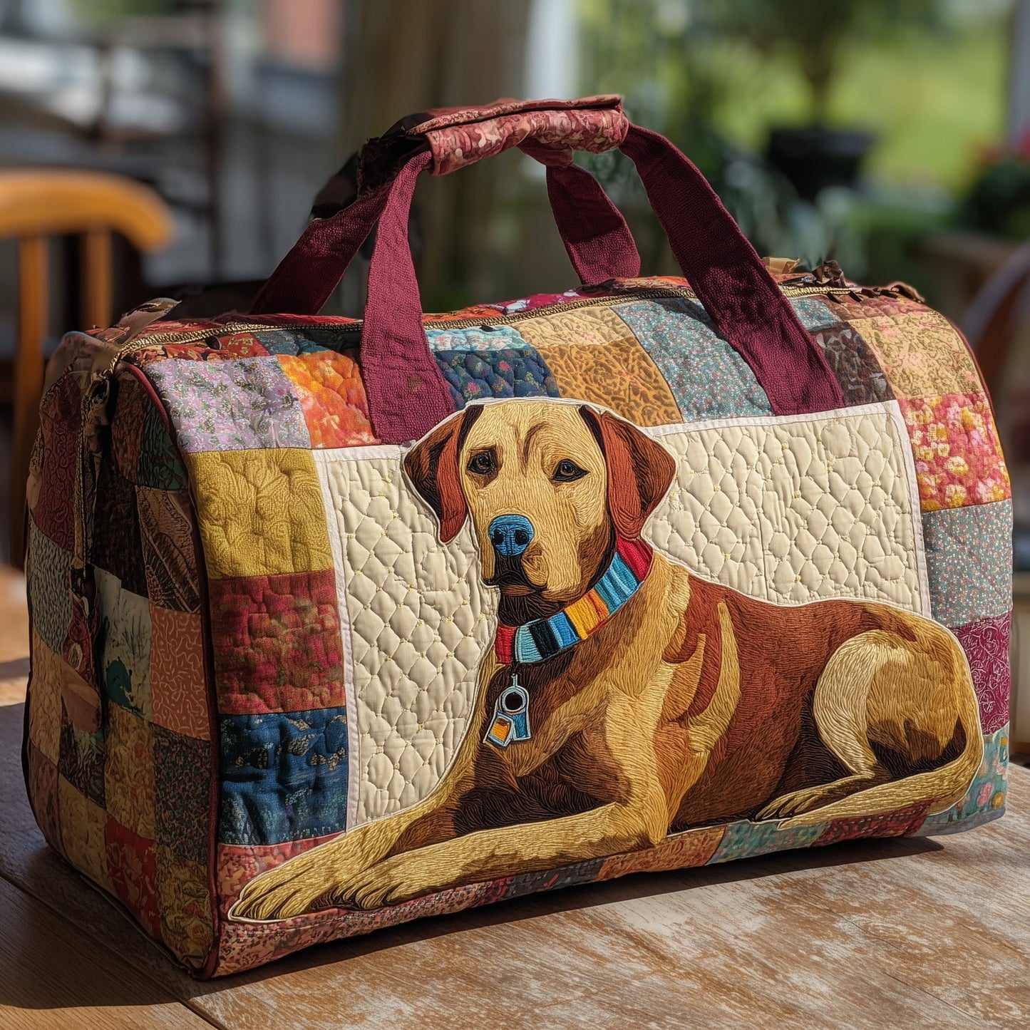 Labrador Quilted Duffle Bag GFTOHD9561