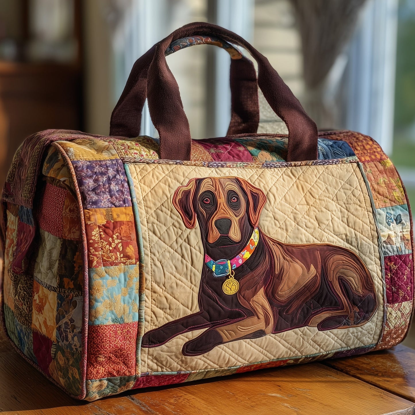 Labrador Quilted Duffle Bag GFTOHD9562