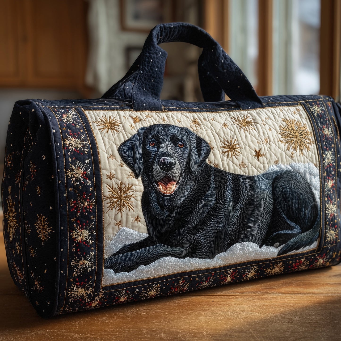 Labrador Quilted Duffle Bag GFTOHD9563