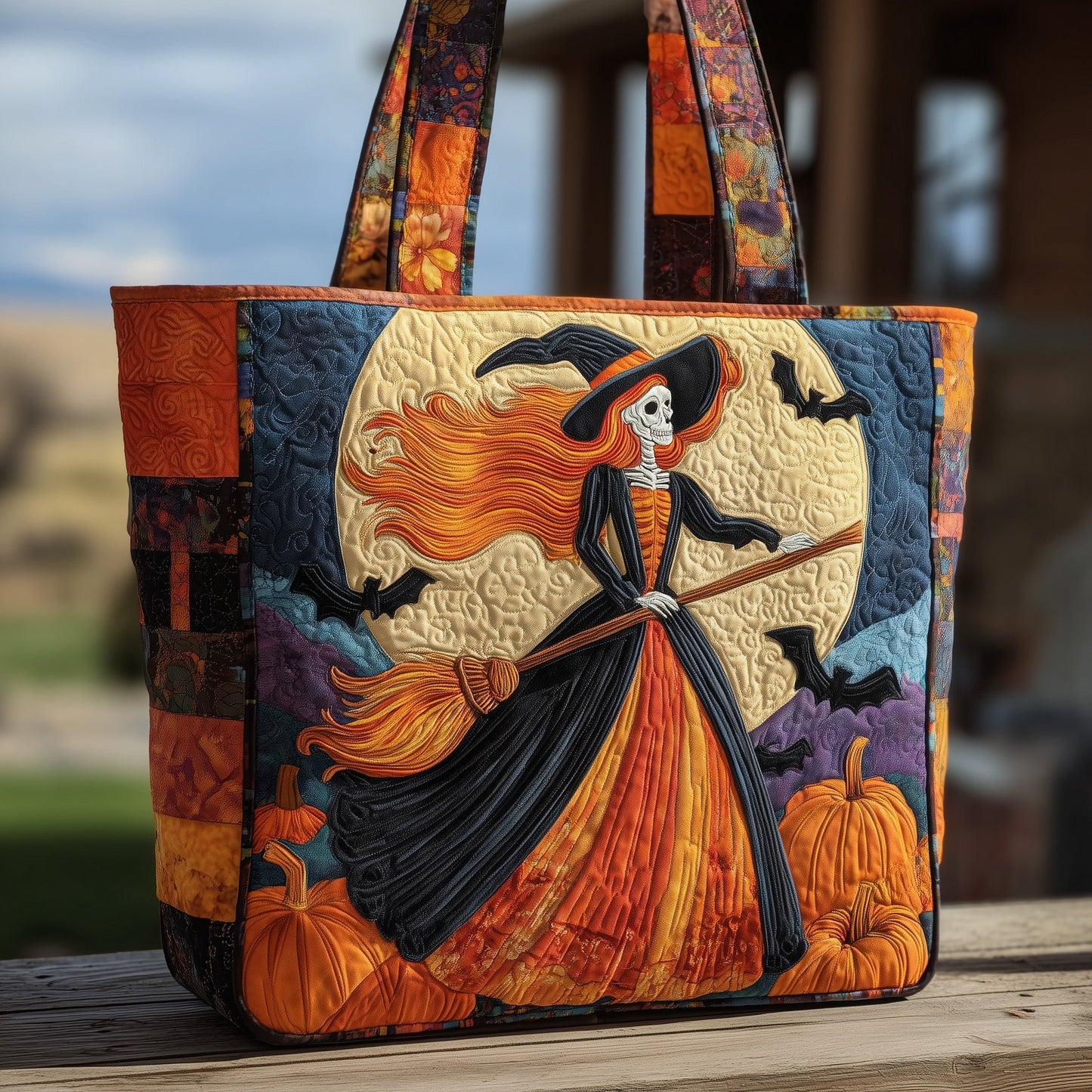 Halloween Quilted Tote Bag GFTOHD9577