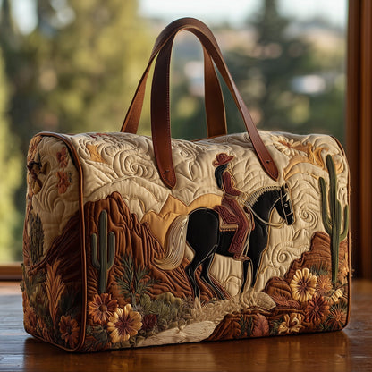 Western Cowgirl Quilted Duffle Bag GFTOHD9606