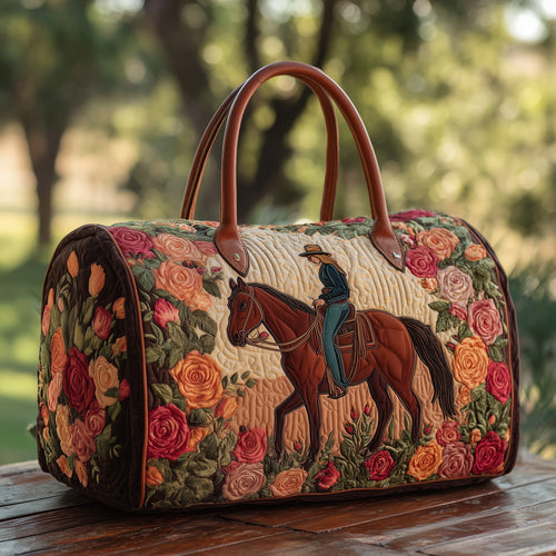 Western Cowgirl Quilted Duffle Bag GFTOHD9610