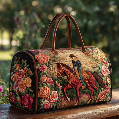 Western Cowgirl Quilted Duffle Bag GFTOHD9611