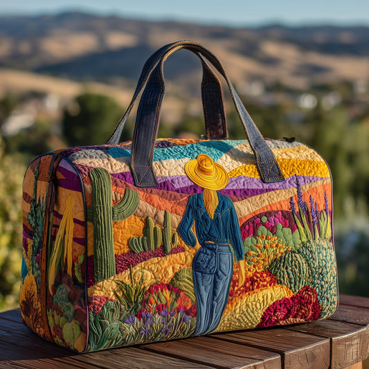 Western Cowgirl Quilted Duffle Bag GFTOHD9614