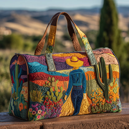 Western Cowgirl Quilted Duffle Bag GFTOHD9615