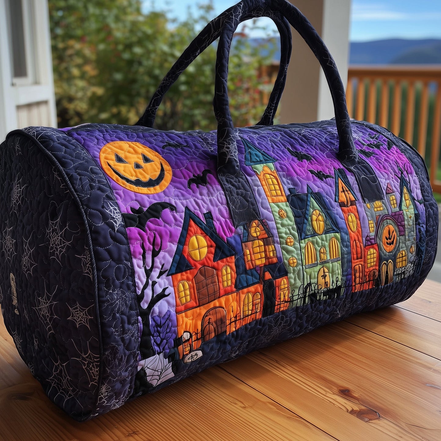 Halloween Vibe Quilted Duffle Bag GFTOHD9648