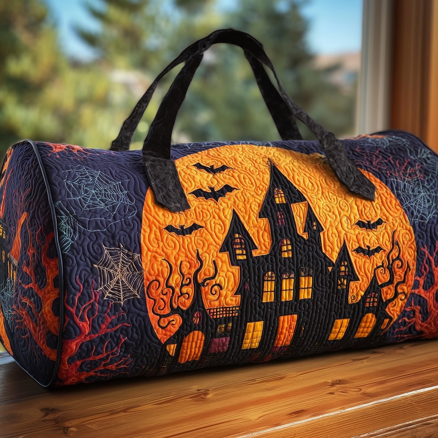 Halloween Vibe Quilted Duffle Bag GFTOHD9650