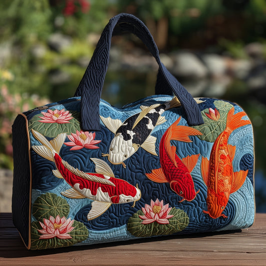 Koi Serenity Quilted Duffle Bag GFTOHD9664