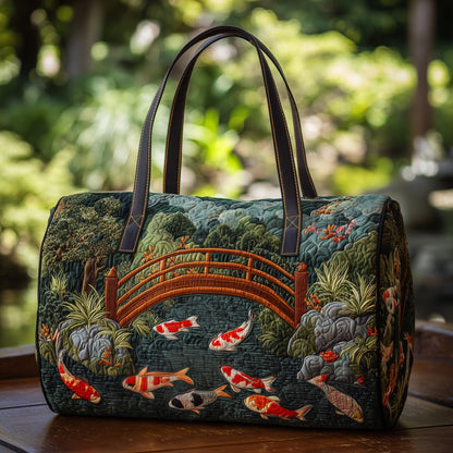 Koi Serenity Quilted Duffle Bag GFTOHD9667