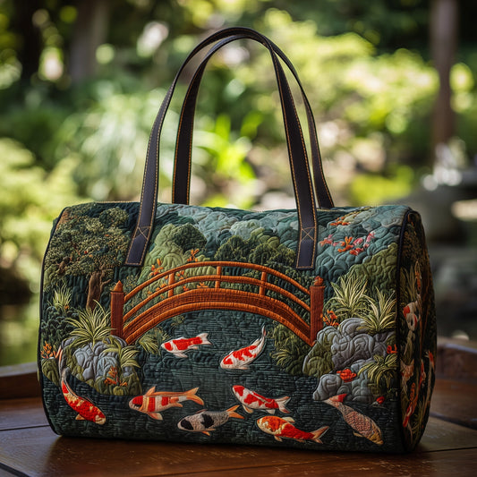 Koi Serenity Quilted Duffle Bag GFTOHD9667