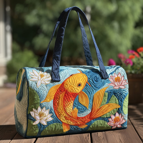 Koi Harmony Quilted Duffle Bag GFTOHD9670