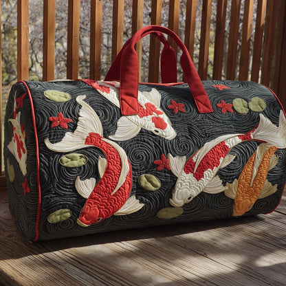 Koi Harmony Quilted Duffle Bag GFTOHD9671