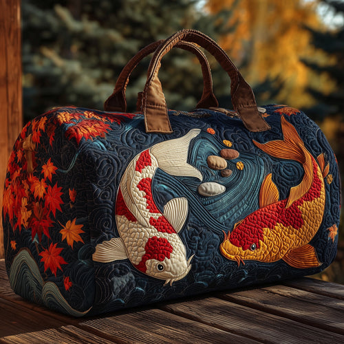 Koi Spirit Quilted Duffle Bag GFTOHD9674