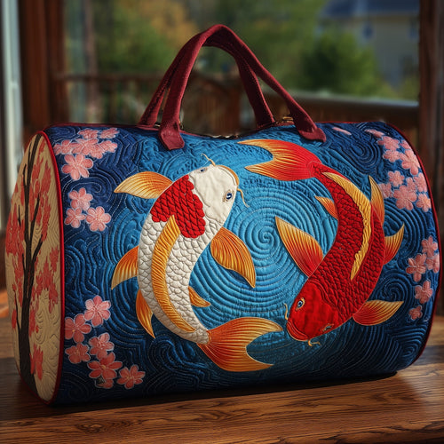 Koi Spirit Quilted Duffle Bag GFTOHD9677
