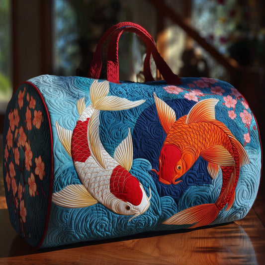 Koi Spirit Quilted Duffle Bag GFTOHD9678