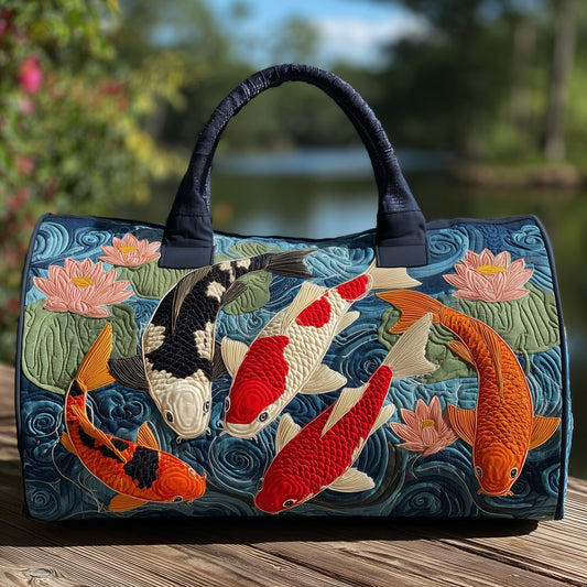Peaceful Koi Quilted Duffle Bag GFTOHD9679