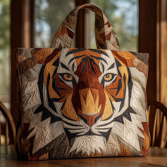 Majestic Tiger Quilted Tote Bag GFTOHD9708