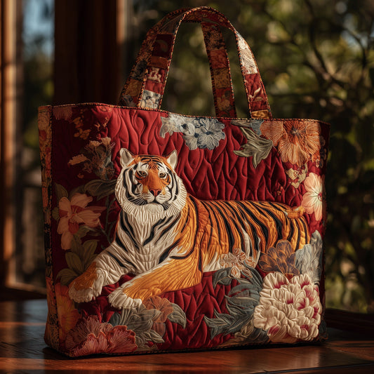 Majestic Tiger Quilted Tote Bag GFTOHD9711