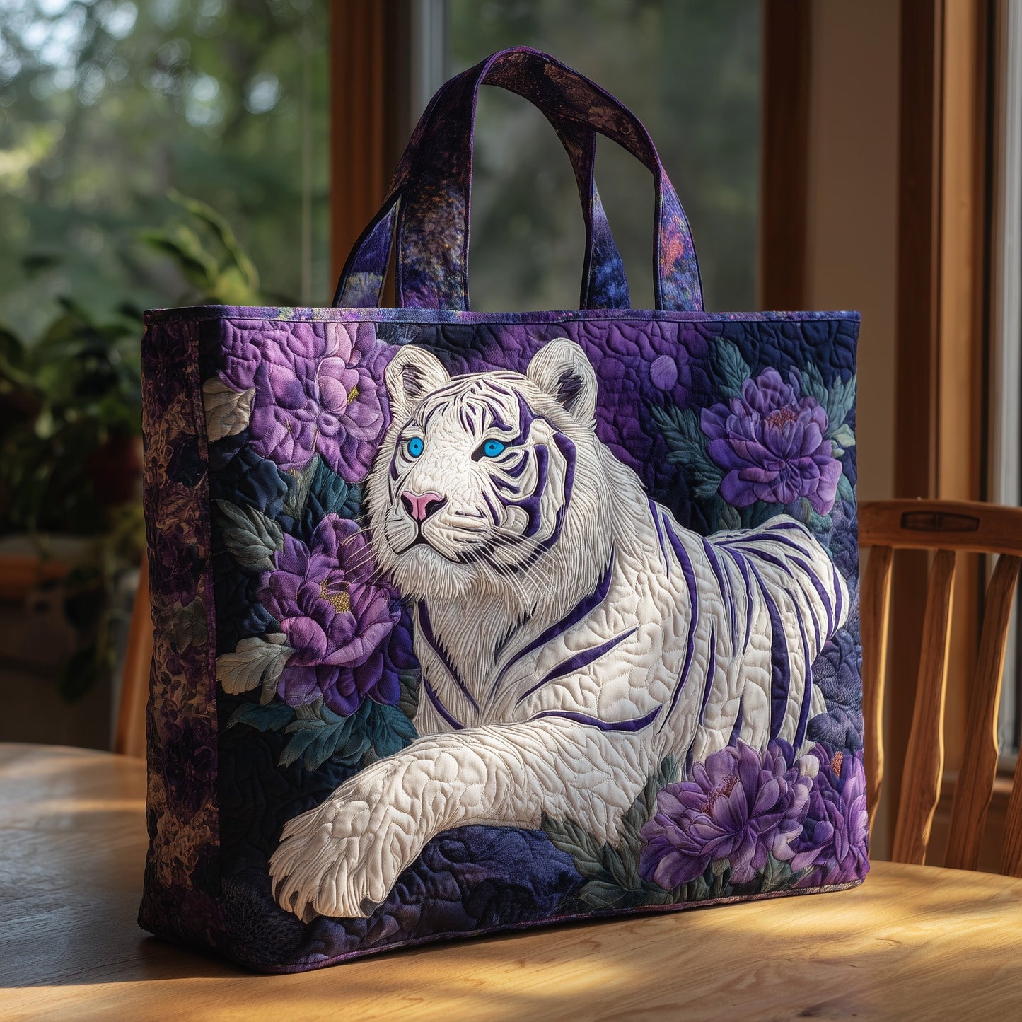 Charming Tiger Quilted Tote Bag GFTOHD9721