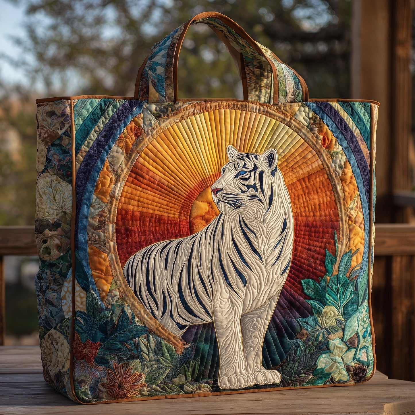 Jungle King Quilted Tote Bag GFTOHD9723