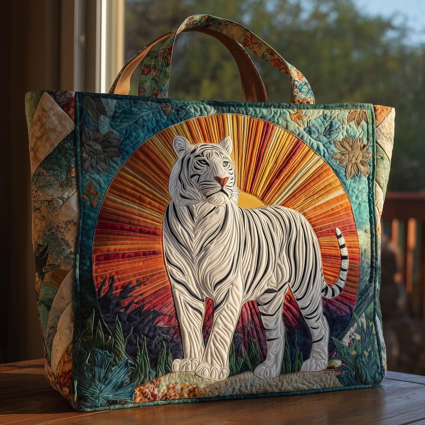 Jungle King Quilted Tote Bag GFTOHD9724