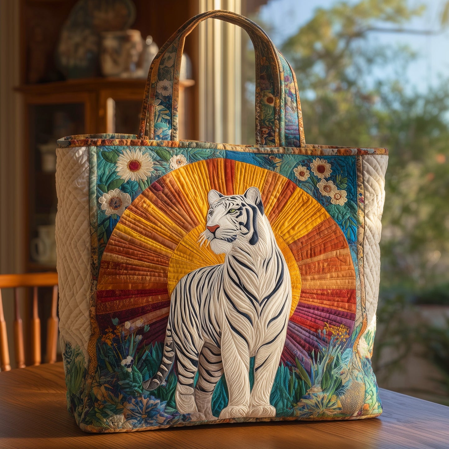 Jungle King Quilted Tote Bag GFTOHD9725