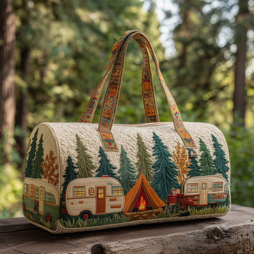 Woodland Camp Retreat Quilted Duffle Bag GFTOHD9759