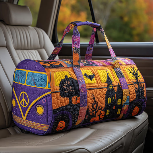 Halloween Van Vibe Quilted Duffle Bag GFTOHD9767