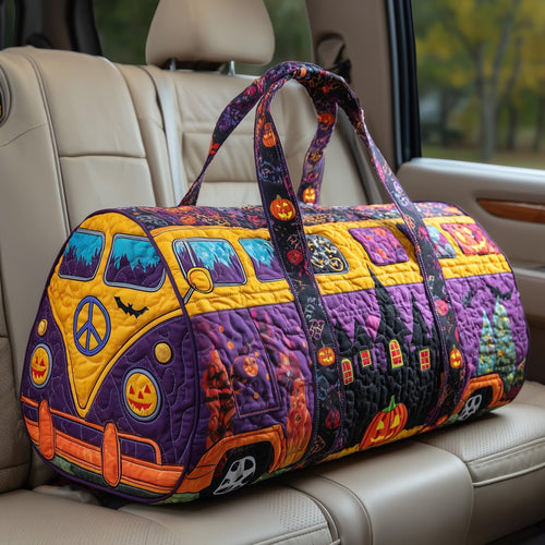 Halloween Van Vibe Quilted Duffle Bag GFTOHD9768