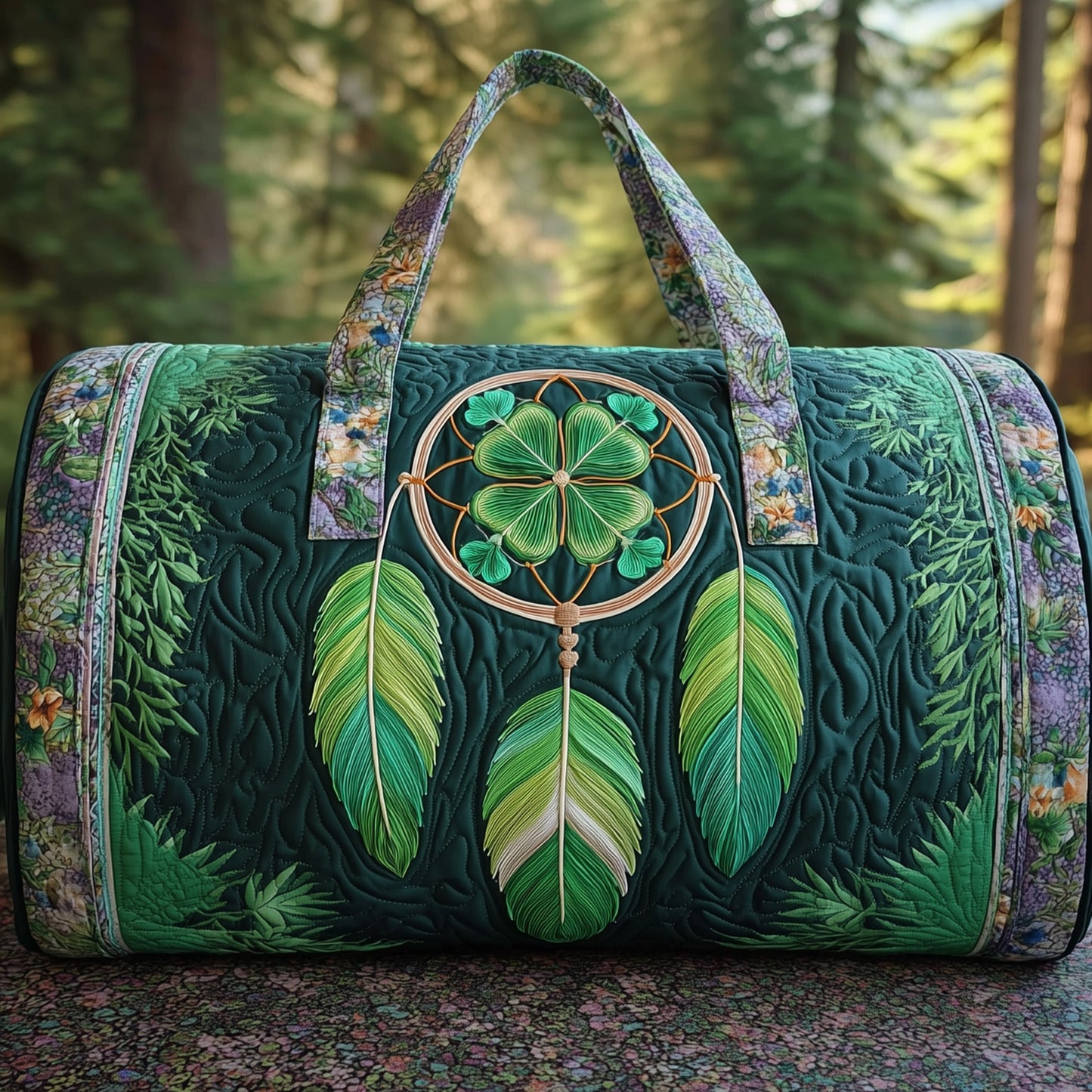 Dreamcatcher Serenity Quilted Duffle Bag GFTOHD9782