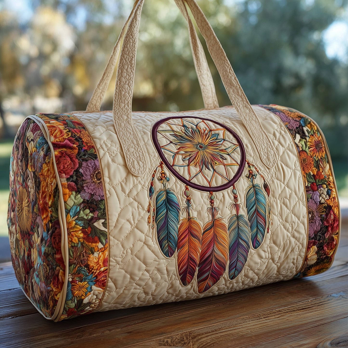 Dreamcatcher Serenity Quilted Duffle Bag GFTOHD9784