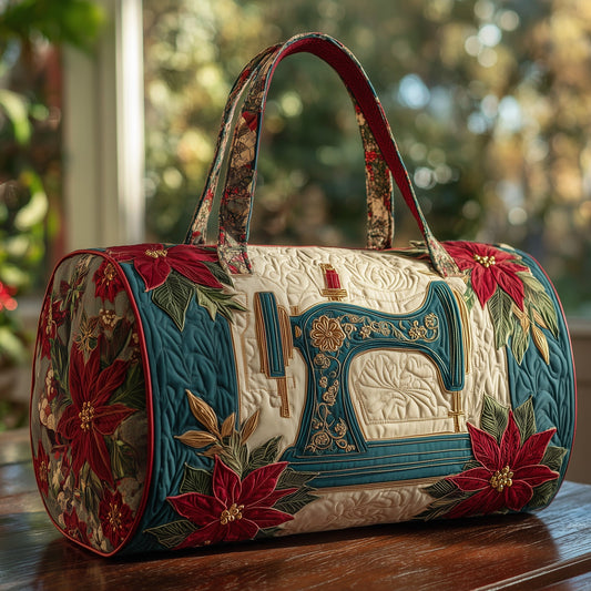 Artistic Sewing Machine Quilted Duffle Bag GFTOHD9801