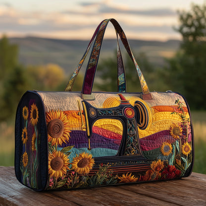 Artistic Sewing Machine Quilted Duffle Bag GFTOHD9803