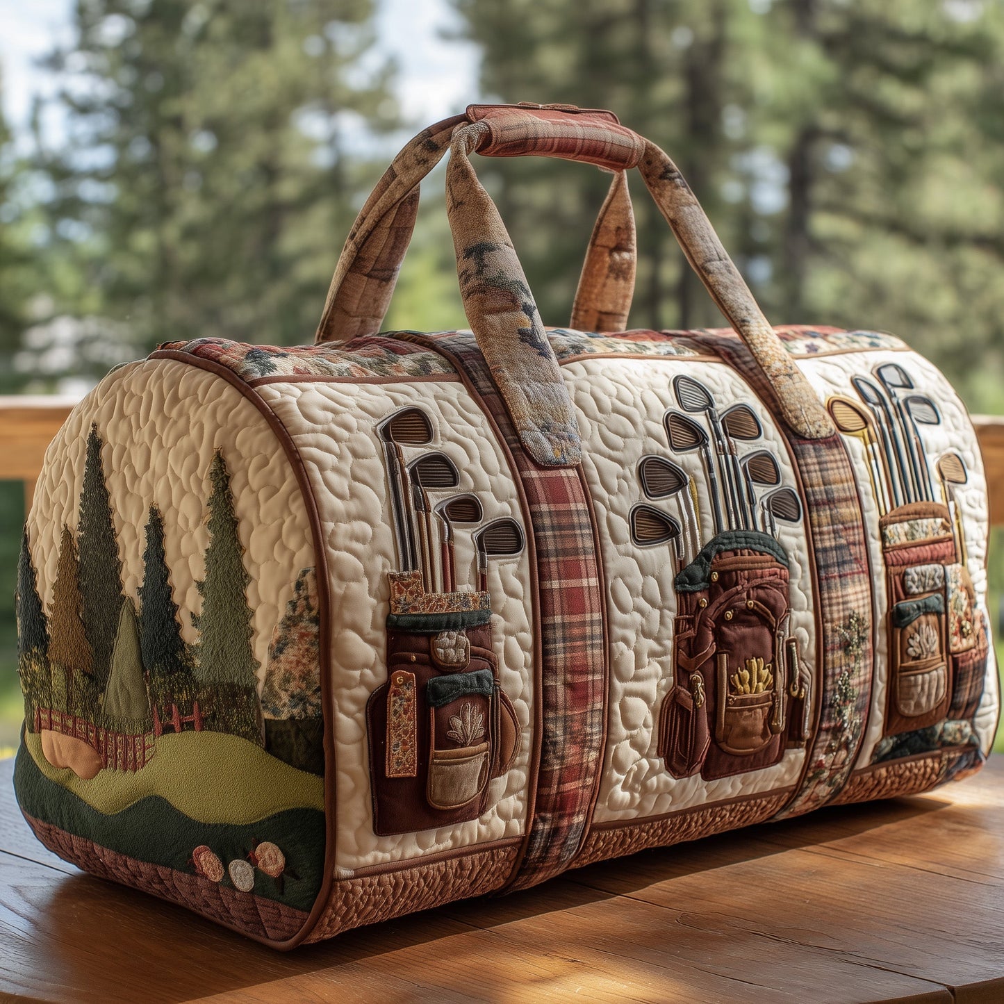 Golf Retreat Quilted Duffle Bag GFTOHD9822
