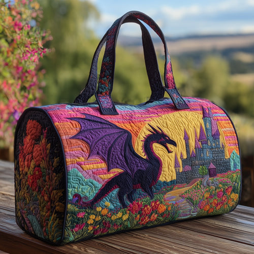 Majestic Dragon Quilted Duffle Bag GFTOHD9852
