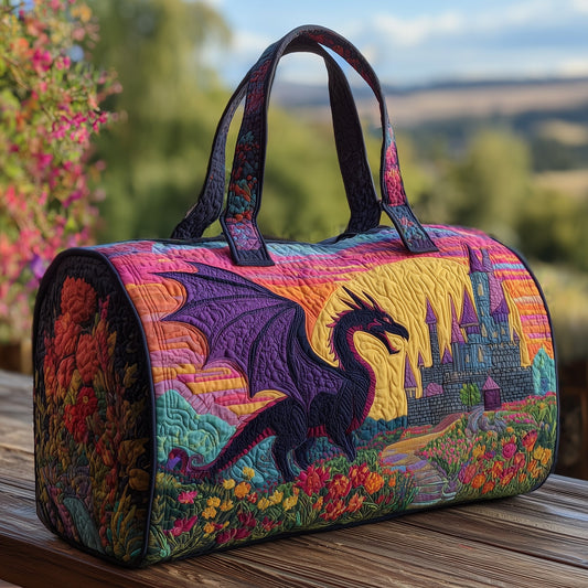 Majestic Dragon Quilted Duffle Bag GFTOHD9852